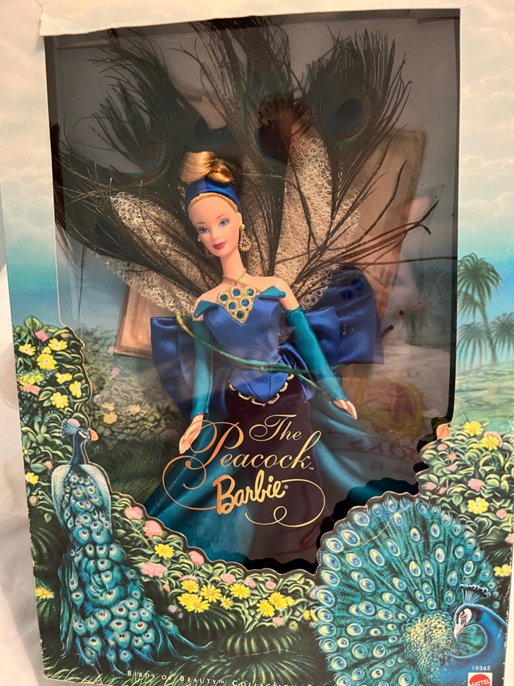 Mattel Barbie The Peacock Barbie Blue Birds of Beauty Collection First in Series